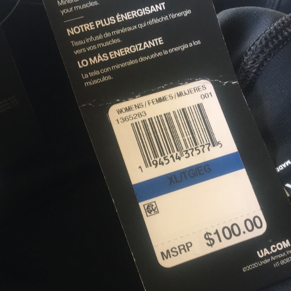 Under Armor Heattgear Women’s Rush Compression Full Length Leggings Size XL NWT - Picture 16 of 16